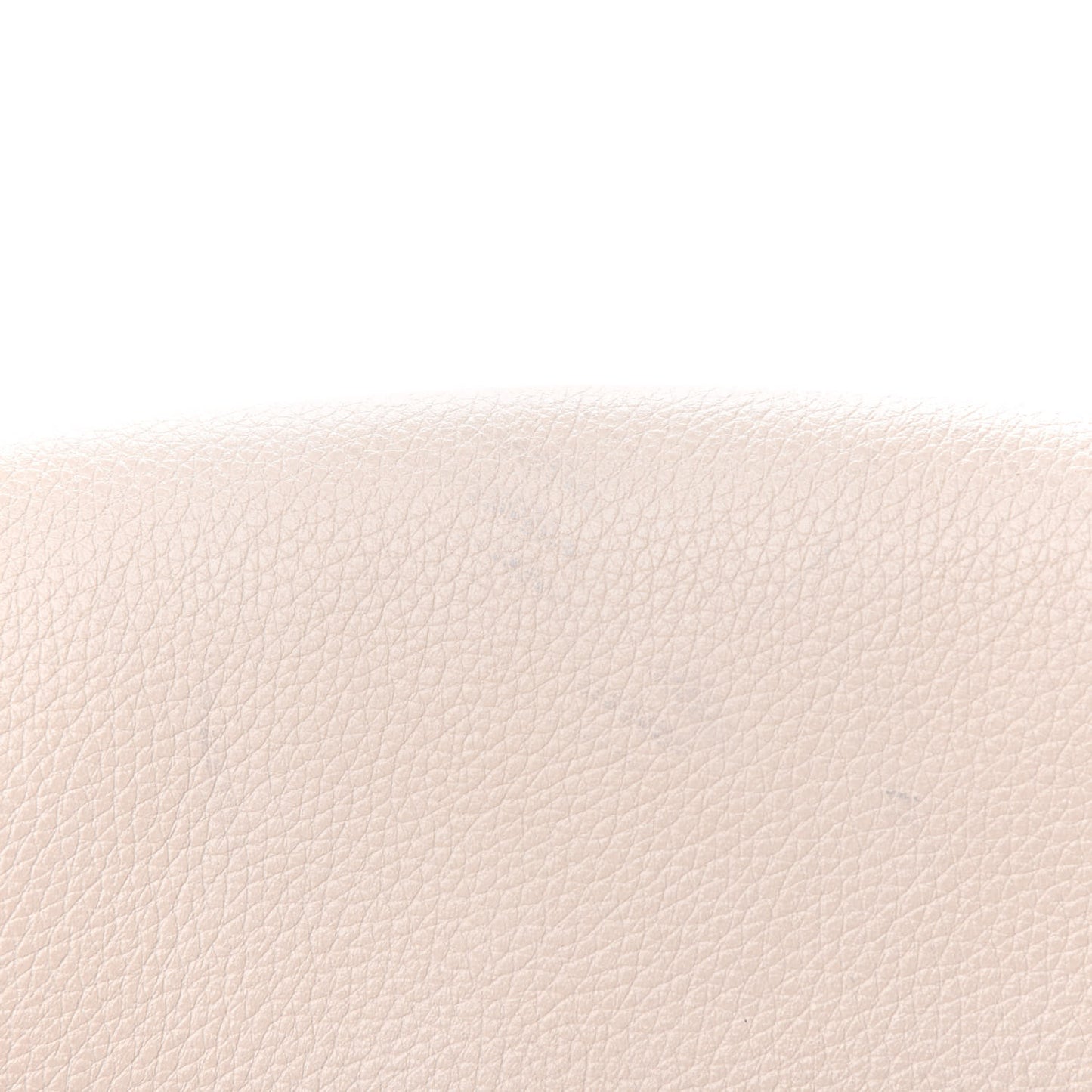 Grained Calfskin Small Logo Belt Bag White