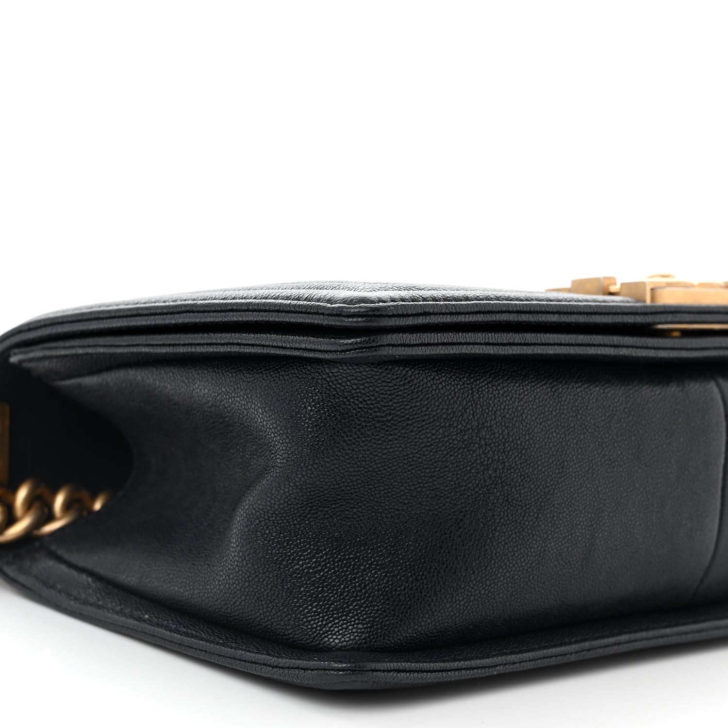 Chanel Caviar Quilted Medium Boy Flap Navy 9 of 10