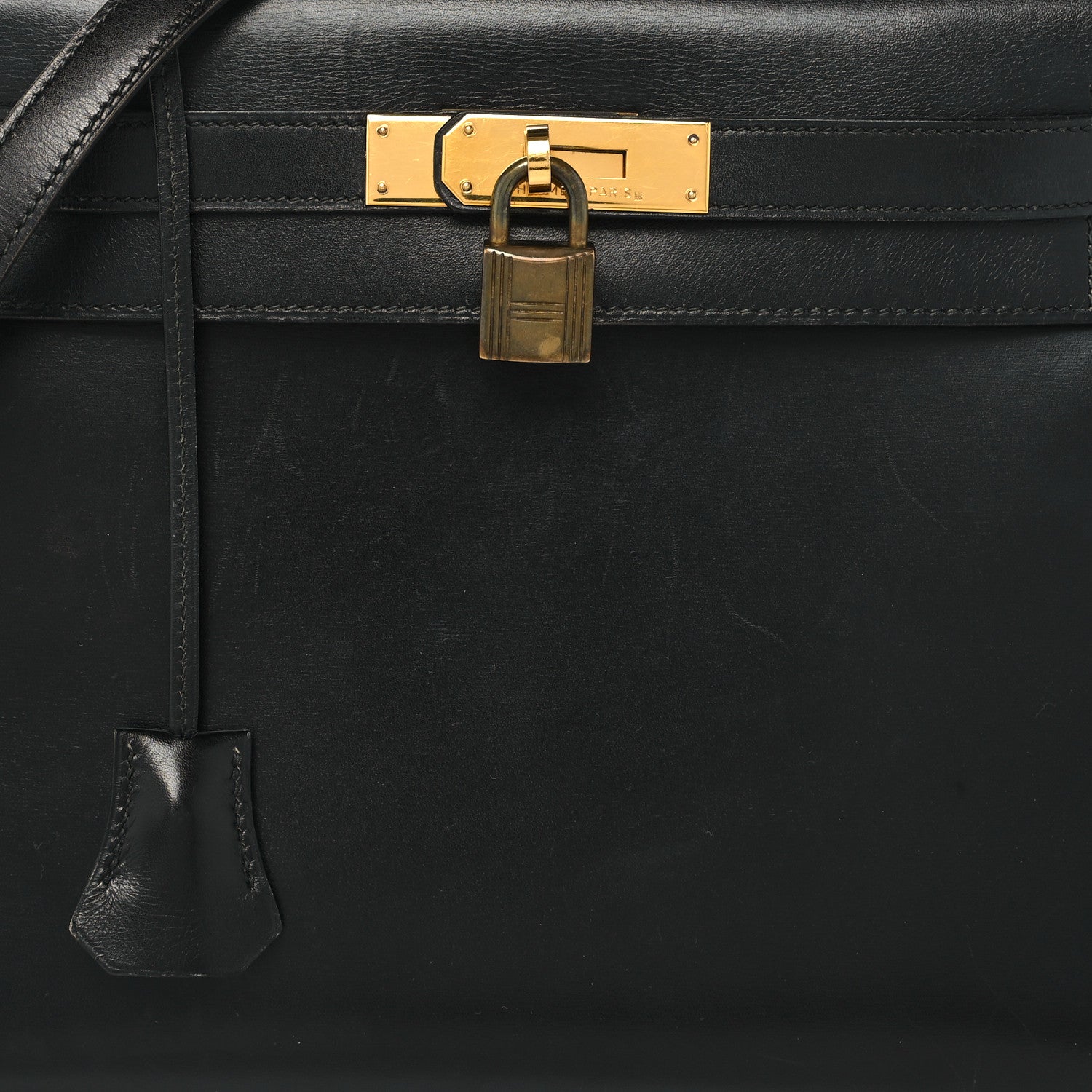 Hermes Box Kelly Sellier 28 Black 8 of 16