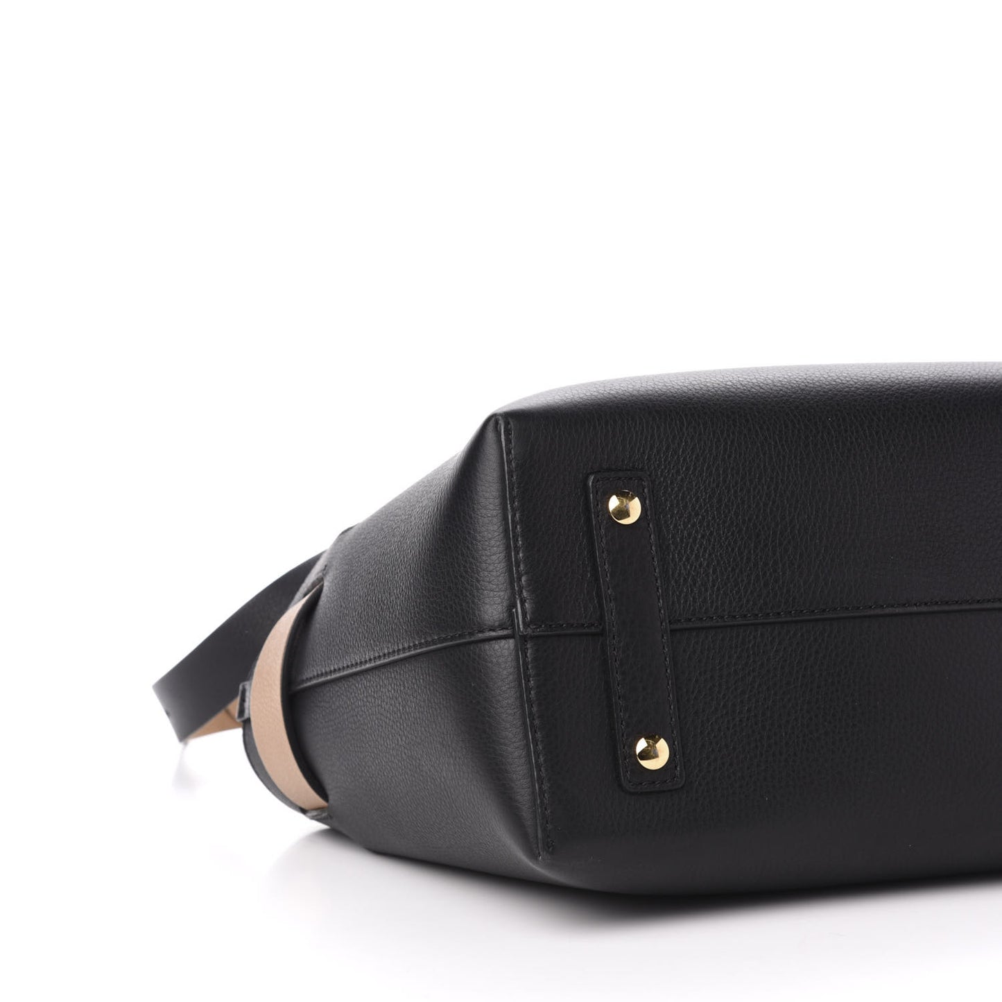 Soft Grain Calfskin Small Belt Bag Black
