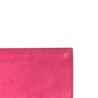 Saint Laurent Calfskin Classic Y Ligne Clutch Fuchsia 16 of 29