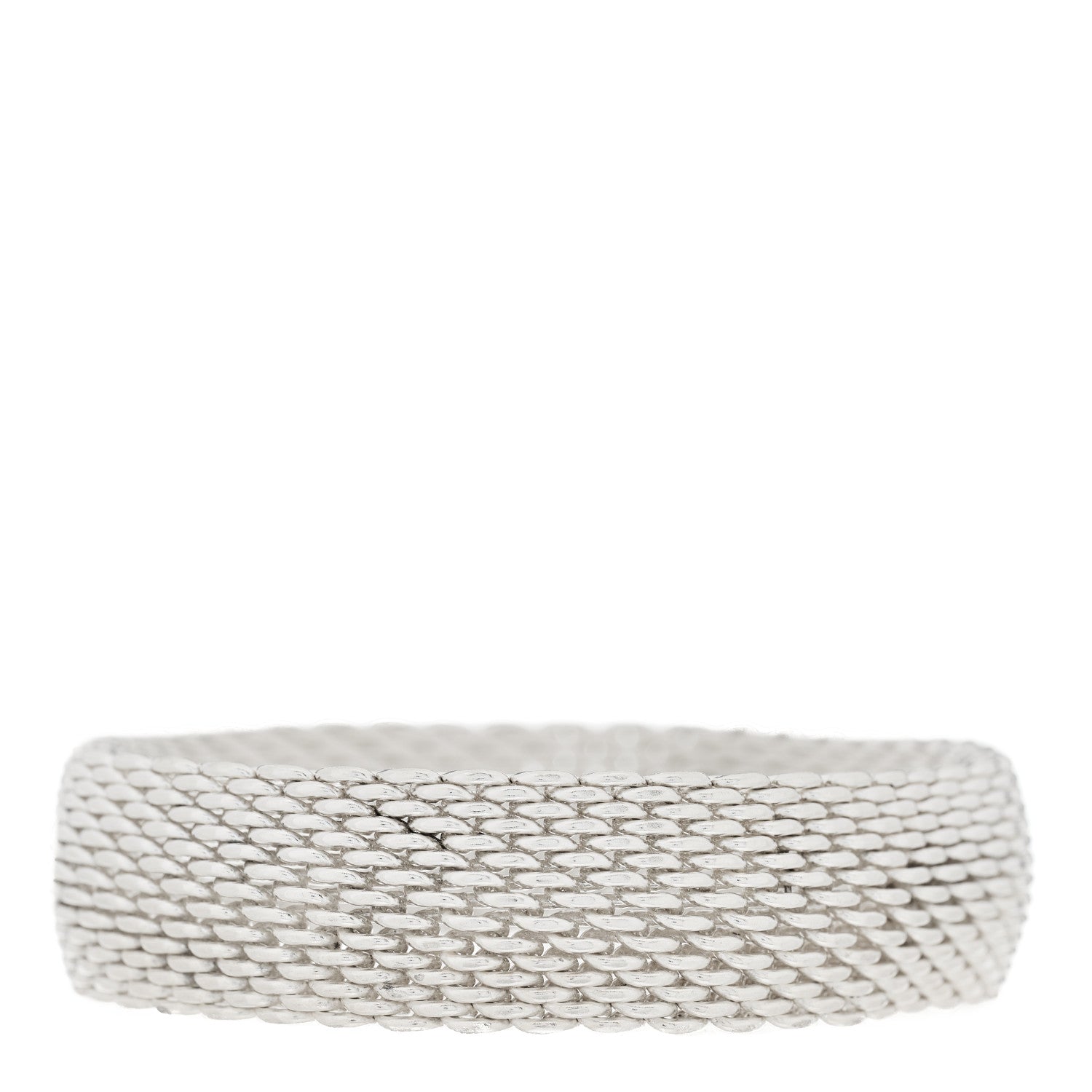 Tiffany Sterling Silver Somerset Mesh Bracelet 2 of 3
