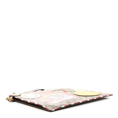 Gucci GG Supreme Monogram Courrier Documents Holder Beige New Acero 4 of 7