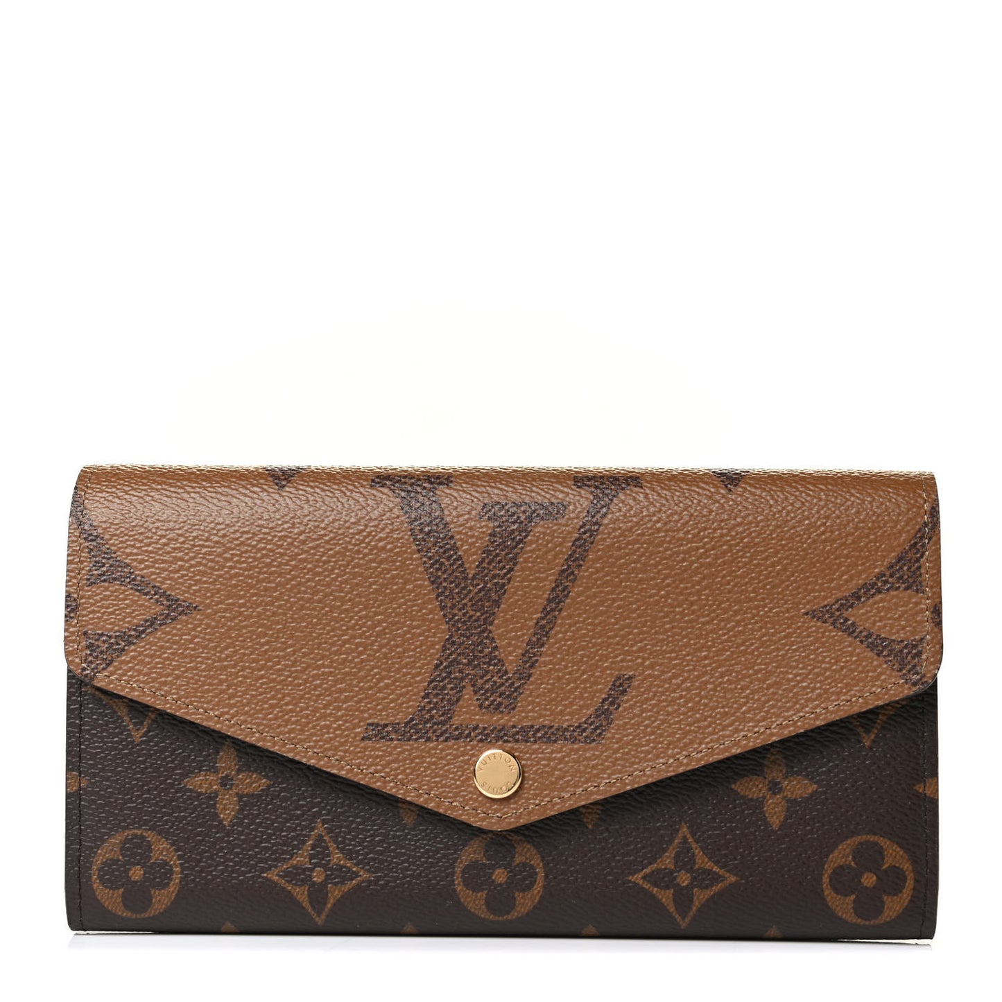 Reverse Monogram Giant Sarah Wallet