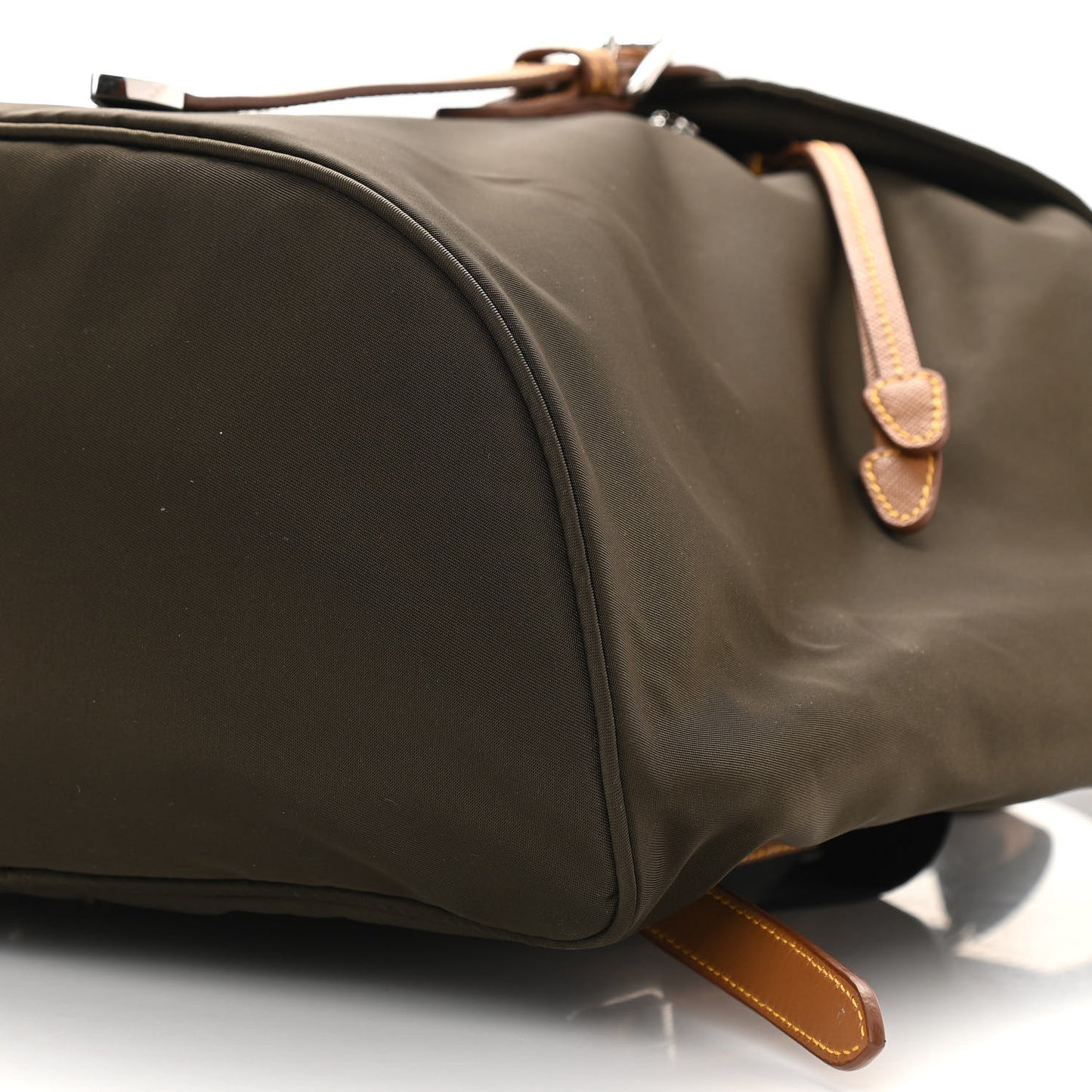 Nylon Vela Saffiano Backpack Mimetico Caramel