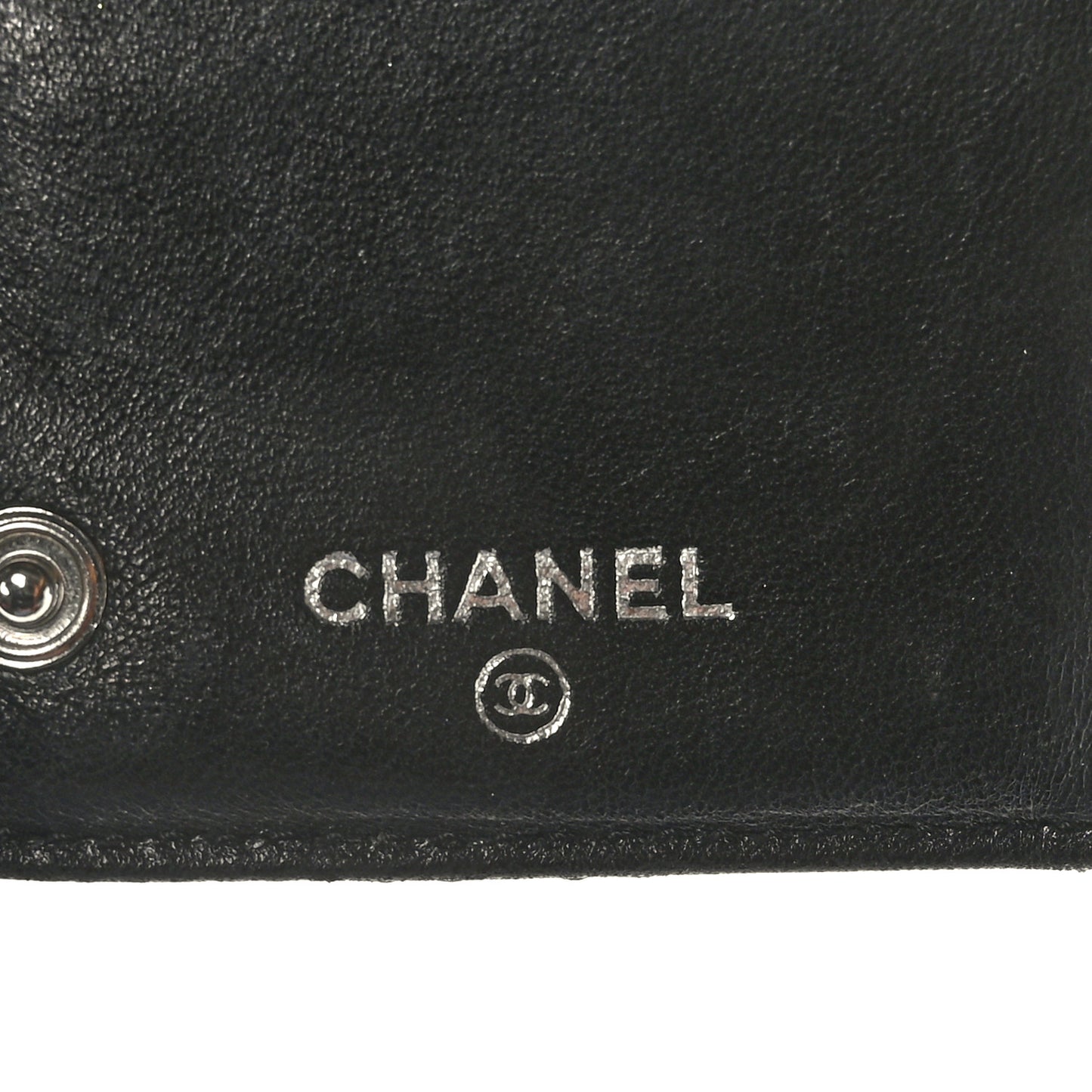 Aged Calfskin Quilted Paris New York PNY Wallet Black
