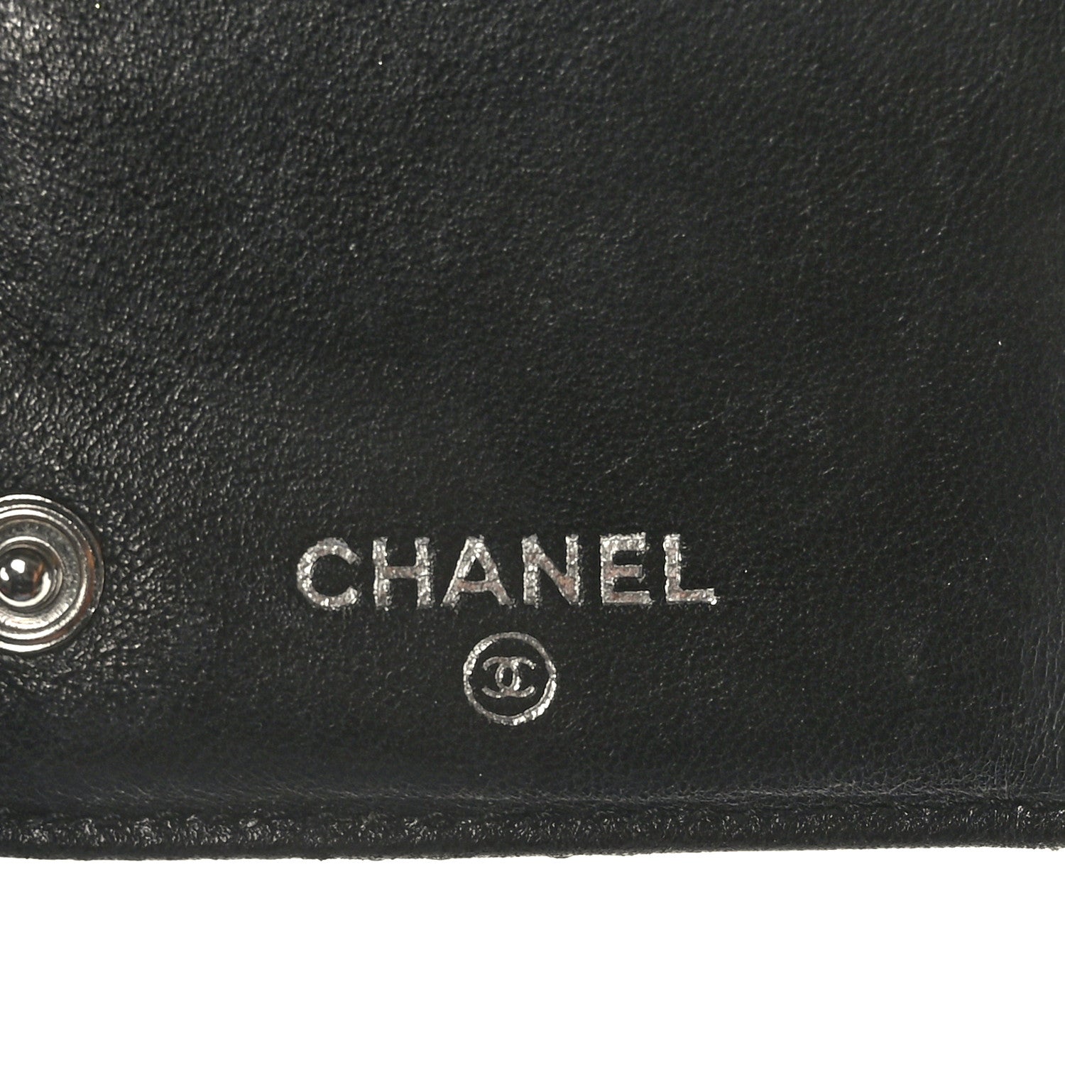 Chanel Aged Calfskin Quilted Paris New York PNY Wallet Black 7 of 7