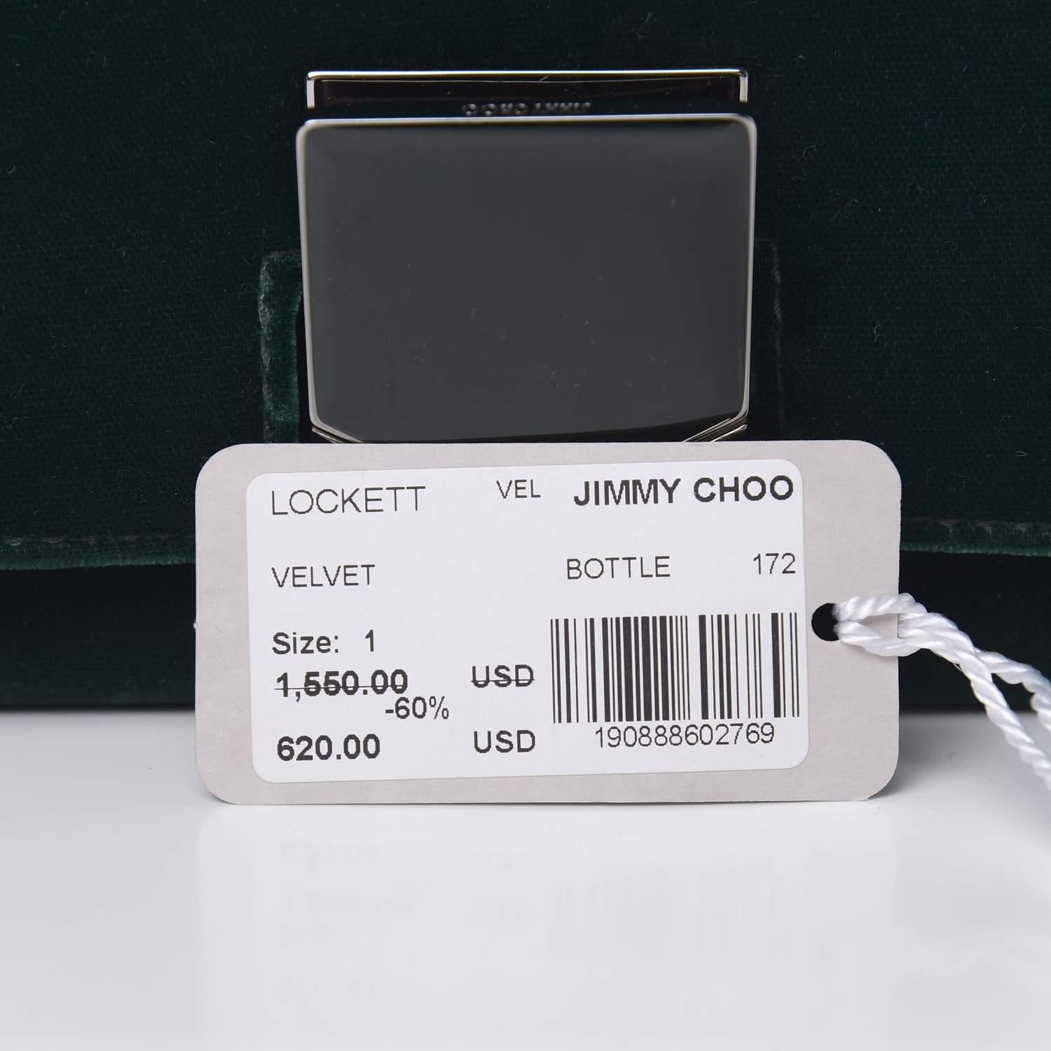 Jimmy Choo Velvet Lockett Petite Shoulder Bag Bottle 13 of 13