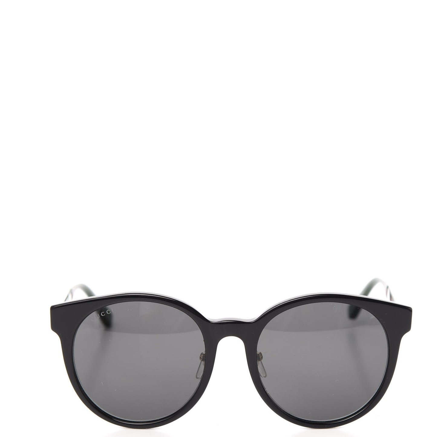 Acetate GG Web Round Eye Sunglasses GG0854SK Black