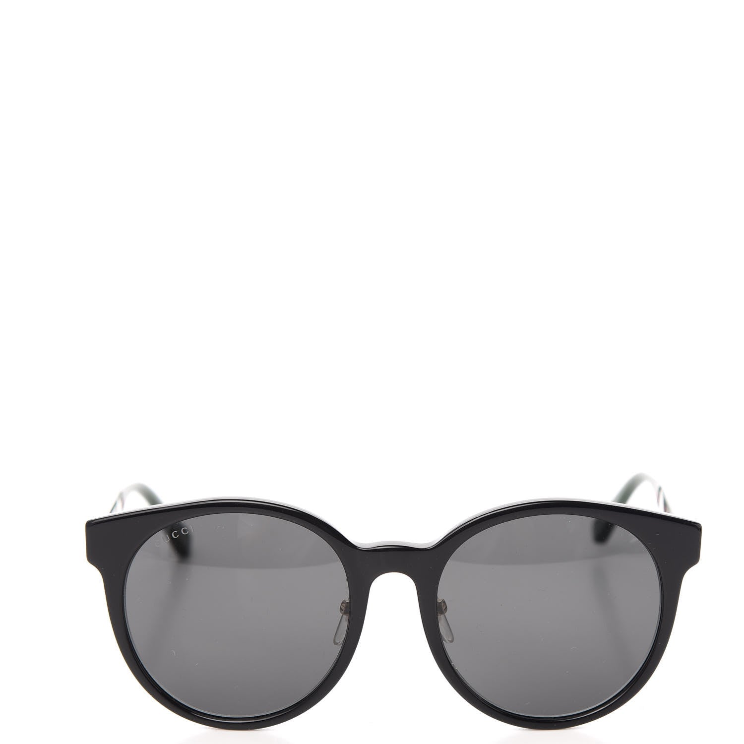 Gucci Acetate GG Web Round Eye Sunglasses GG0854SK Black 2 of 7