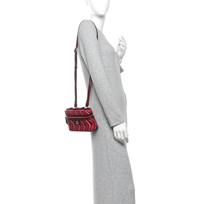 Gucci GG Supreme Monogram Canvas Lunar New Year Shoulder Bag  Red Pink Multicolor 2 of 10