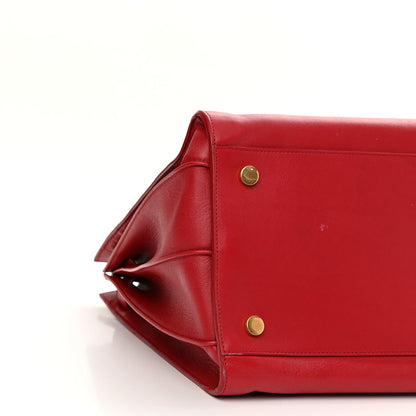 Saint Laurent Calfskin Large Sac de Jour Carryall Rouge Orient 7 of 14