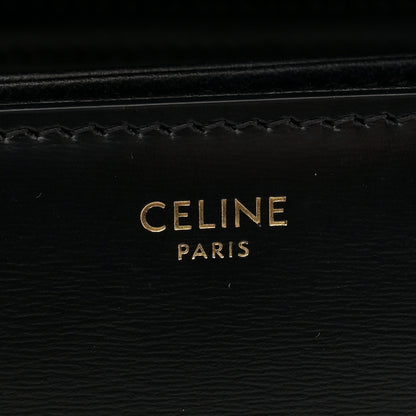 Celine Shiny Calfskin Medium Triomphe Black 6 of 15