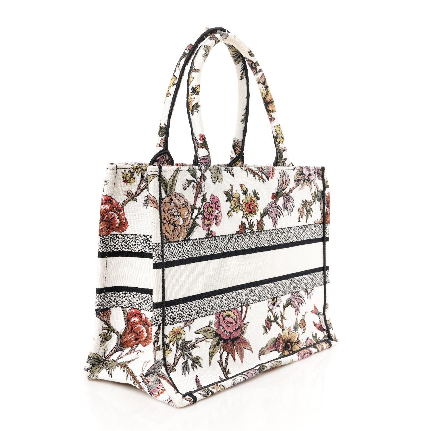 Christian Dior Canvas Jardin Botanique Embroidered Medium Book Tote Multicolor 3 of 10