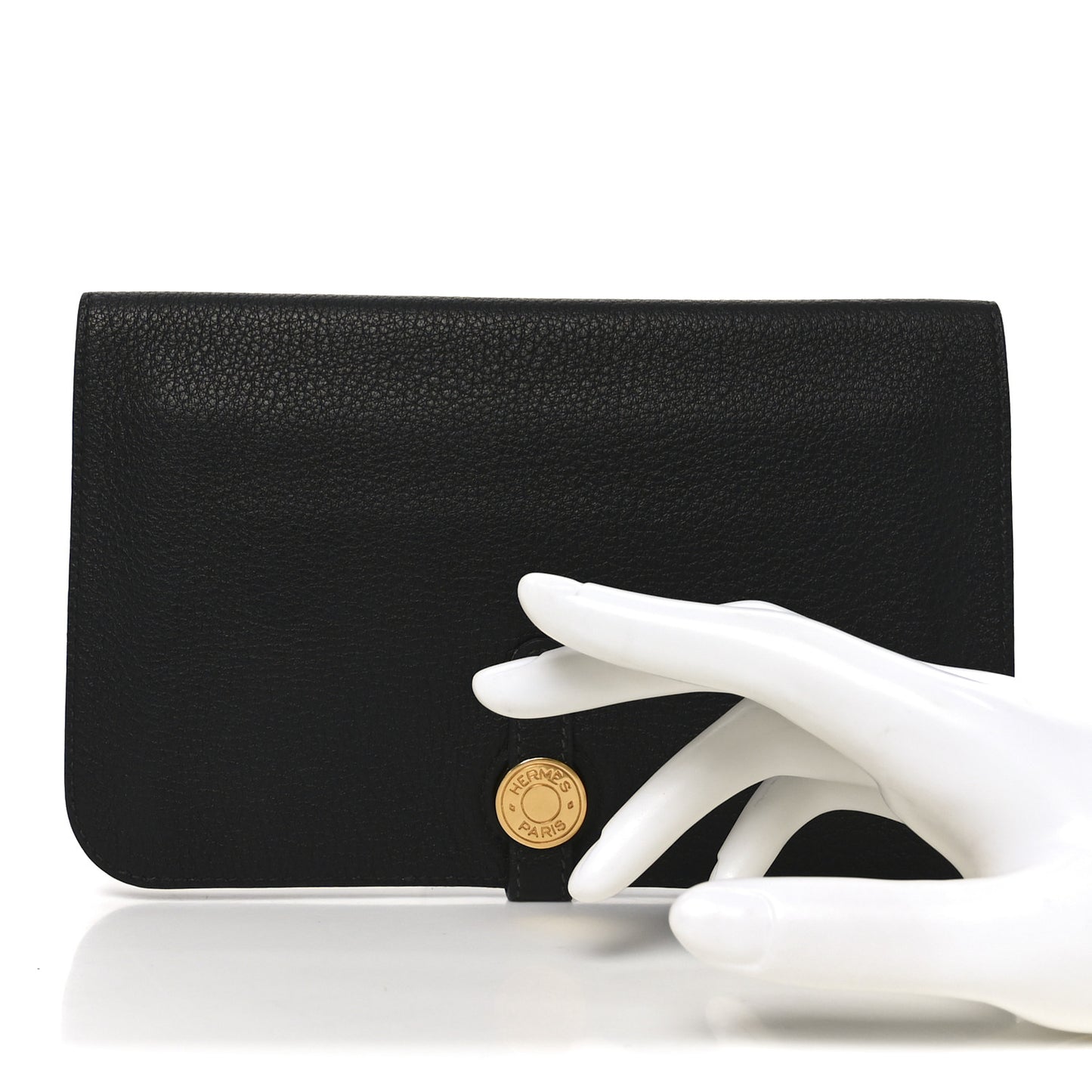Togo Dogon Duo Wallet Black