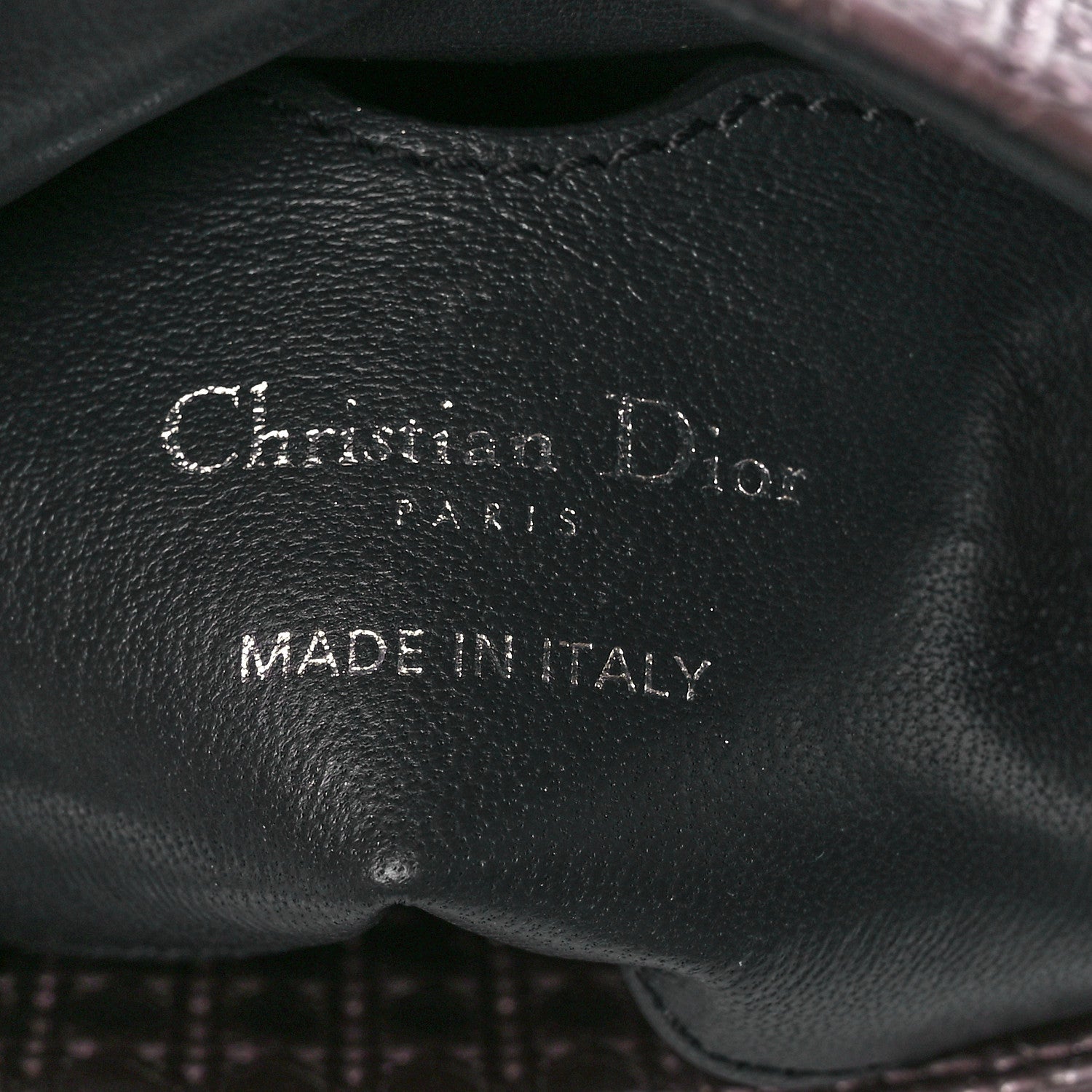 Christian Dior Metallic Patent Micro-Cannage Mini Lady Dior Hyper Pink 6 of 10