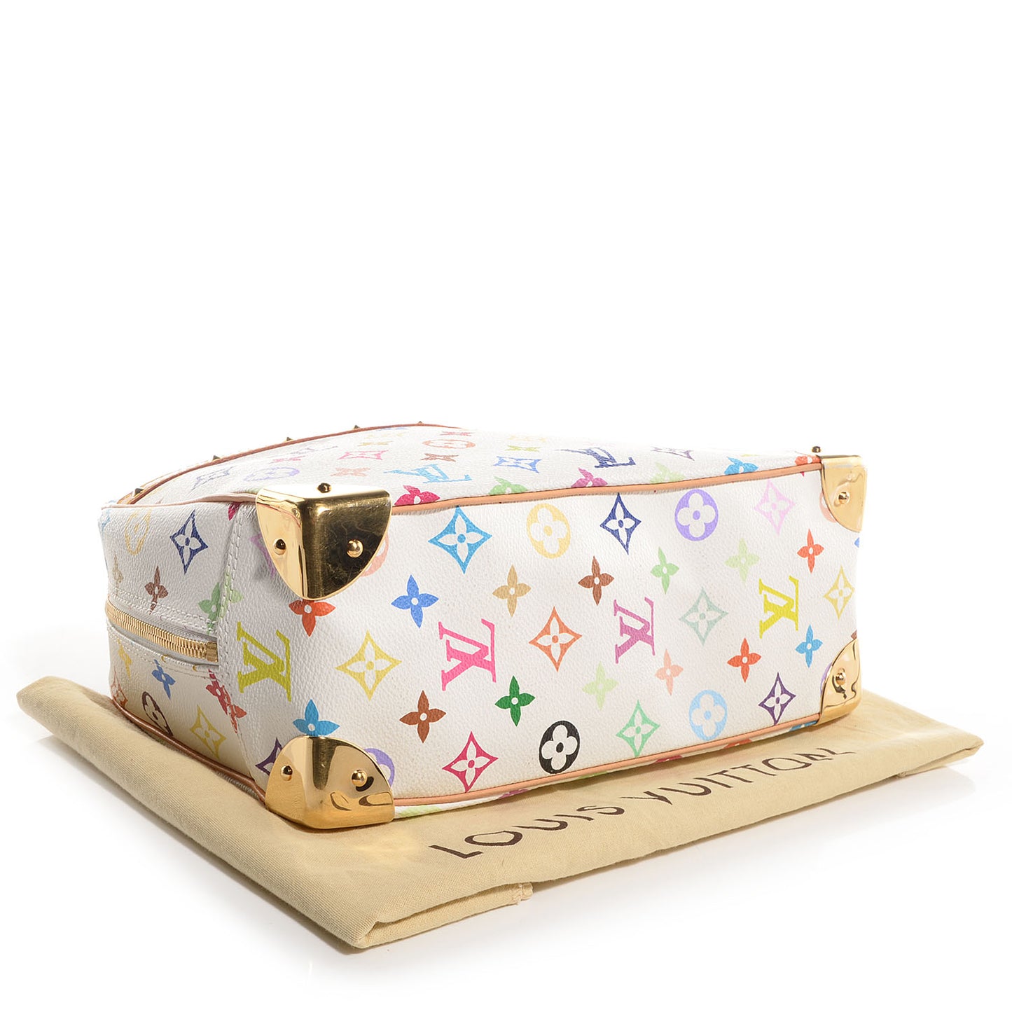 Monogram Multicolor Trouville White