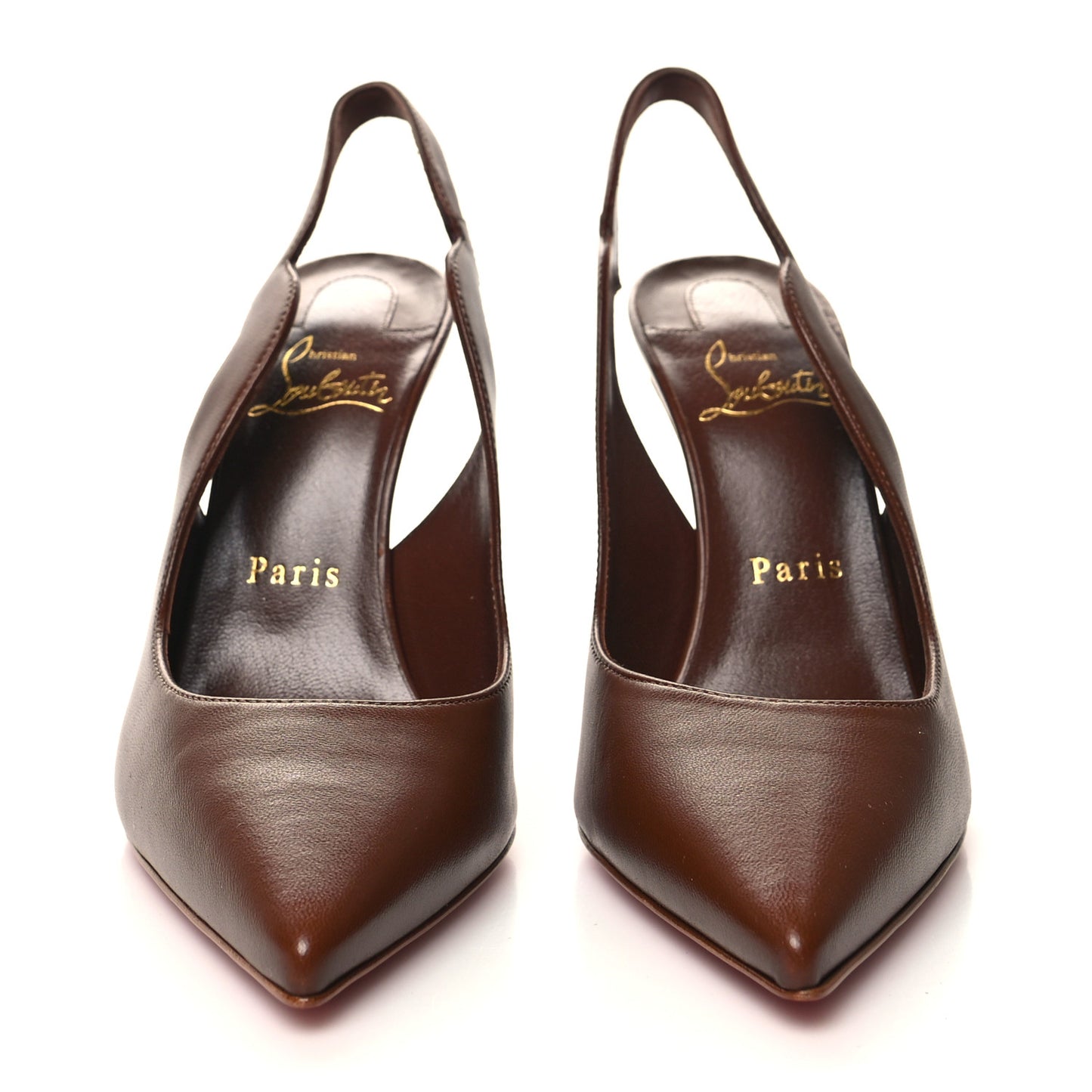 Calfskin Hot Chick Slingback 100 Pumps 37 Nude 6