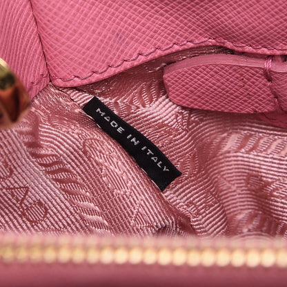 Prada Saffiano Medium Galleria Double Zip Tote Geranio 8 of 10