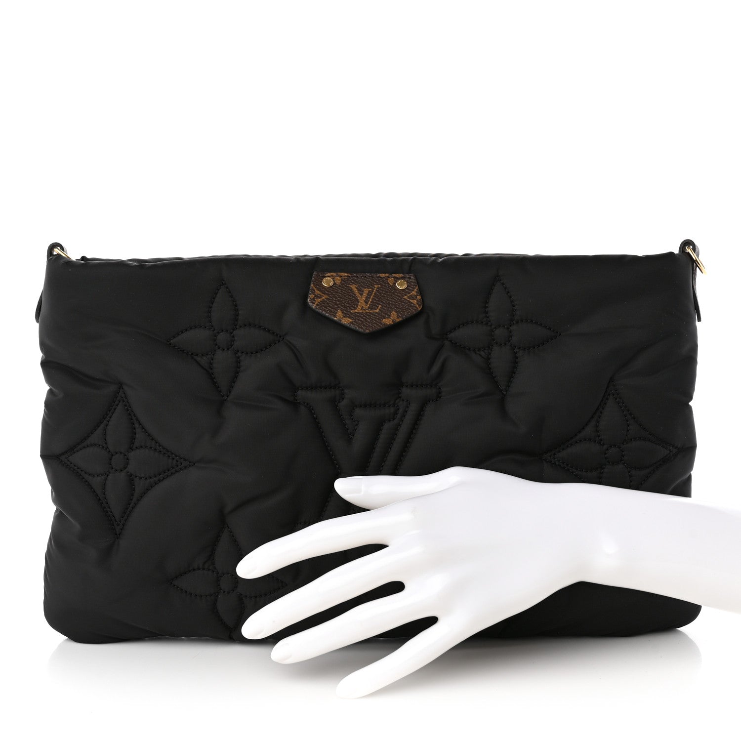 Louis Vuitton Econyl Monogram Pillow Maxi Multi Pochette Accessories Mini Pochette Black 2 of 7