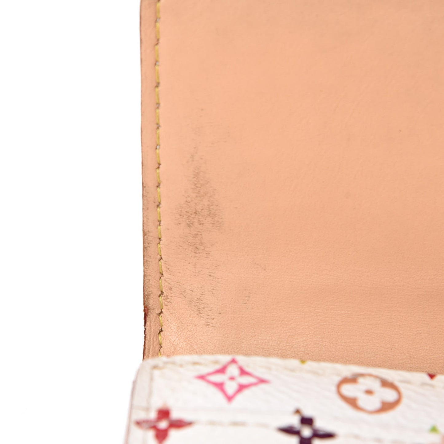 Monogram Multicolor Sarah Wallet White