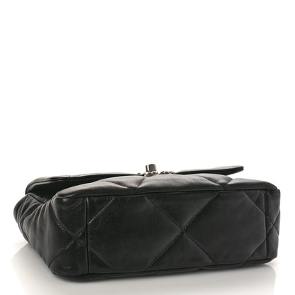 Chanel Lambskin Quilted Medium Chanel 19 Flap Black 5 of 9