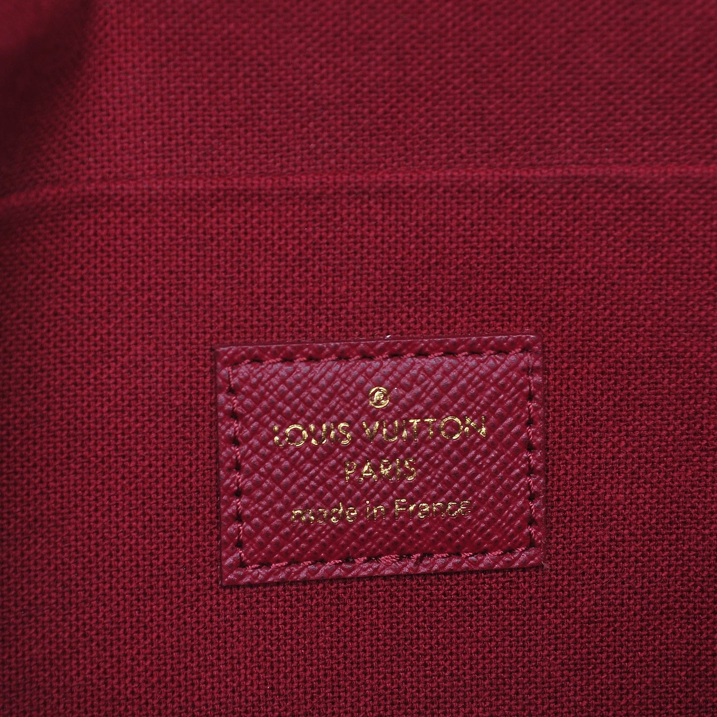 Monogram Pochette Felicie Chain Wallet Fuchsia