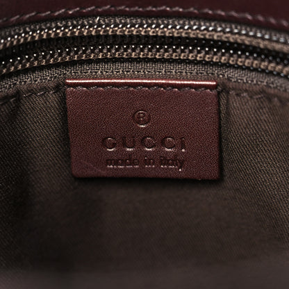 Gucci Guccissima Medium Flat Messenger Bag Dark Brown Dark Brown 6 of 10