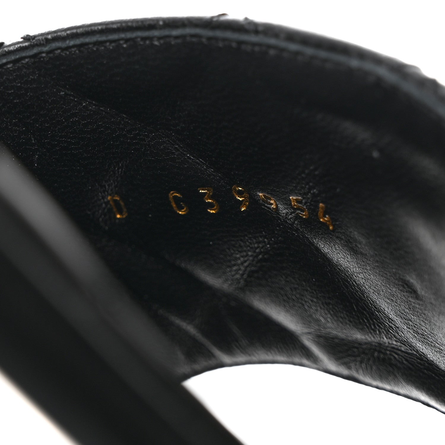 Chanel Shiny Goatskin Quilted CC Mules Sandals 40.5 Black 7 of 8