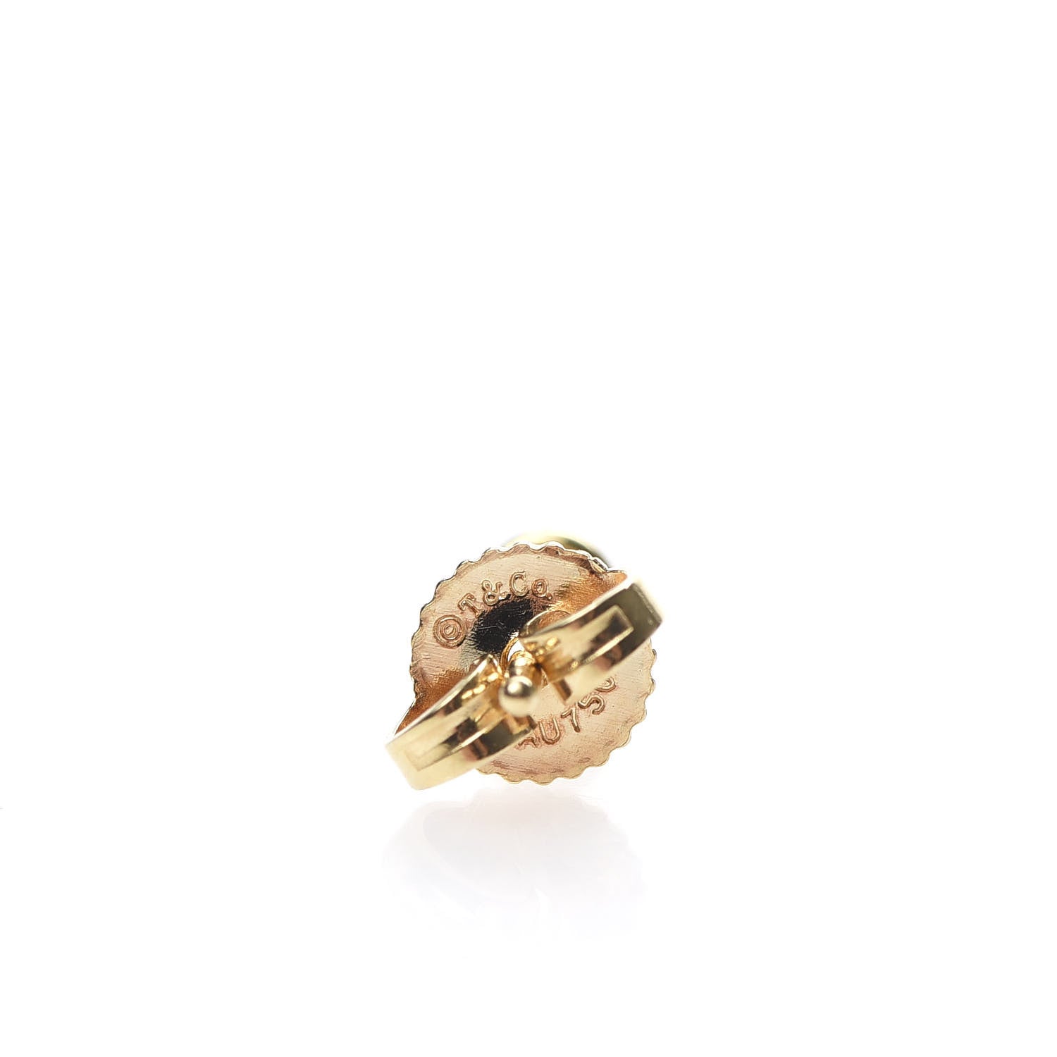 Tiffany 18K Yellow Gold Diamond .10ctw Elsa Peretti Diamonds By The Yard Earrings 4 of 6