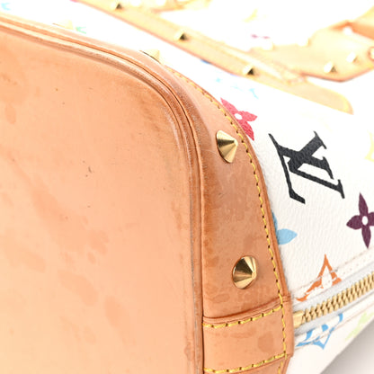 Louis Vuitton Monogram Multicolor Alma White 10 of 12