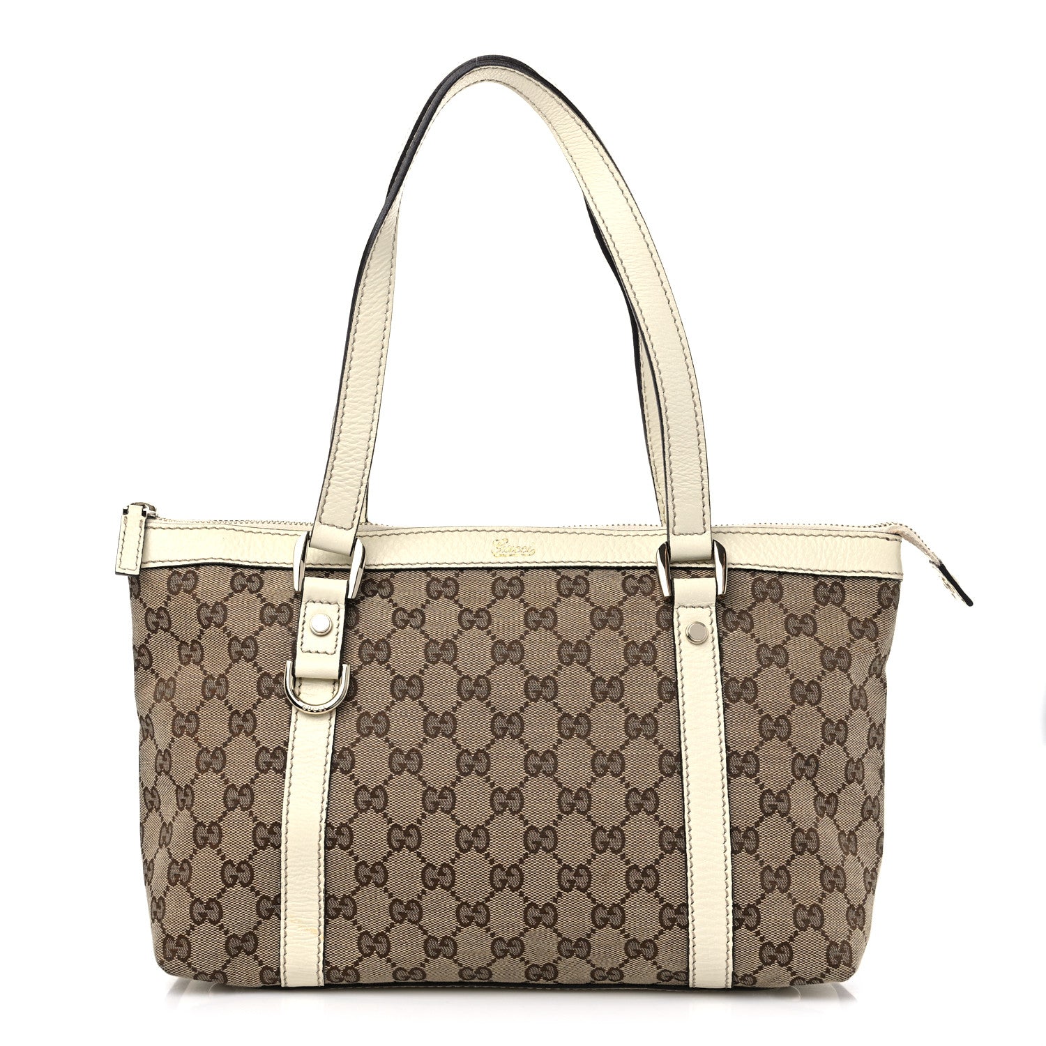 Gucci Monogram Medium Abbey Tote Off White 1 of 15