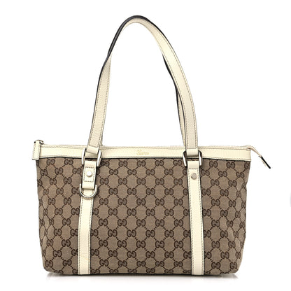 Gucci Monogram Medium Abbey Tote Off White 1 of 15
