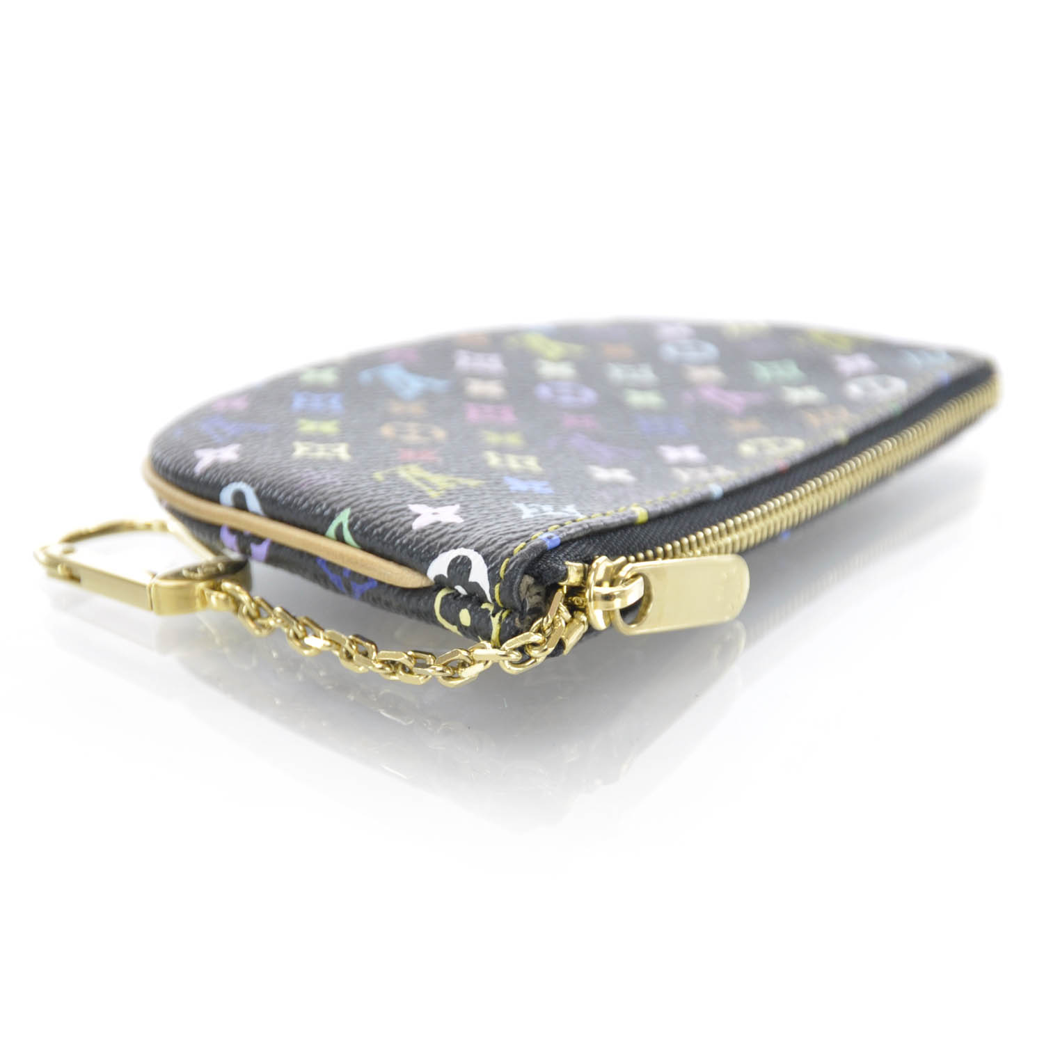 Louis Vuitton Monogram Multicolor Pochette Plate GM Black 3 of 9