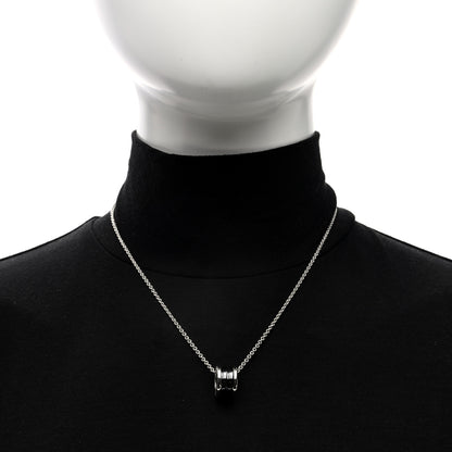 Bulgari Sterling Silver Ceramic Save The Children Pendant Necklace 2 of 6