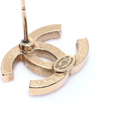 Chanel Crystal CC Earrings Gold 5 of 6
