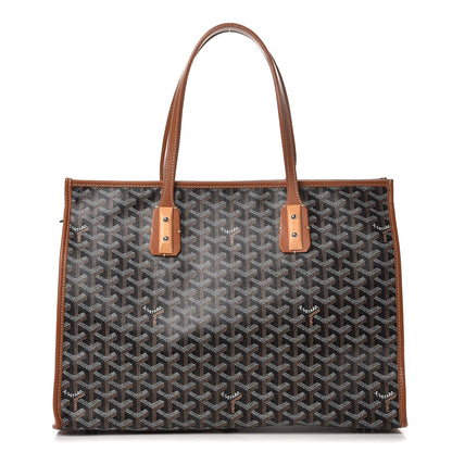 Goyard Goyardine Marquises Tote Black Gold 1 of 12
