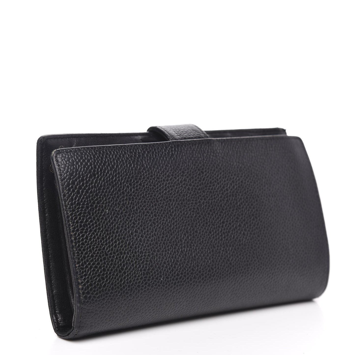 Caviar Timeless CC French Wallet Black
