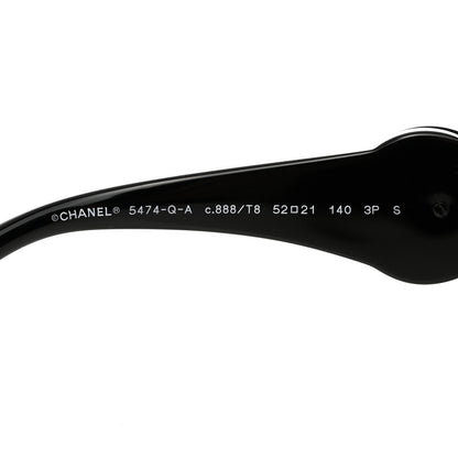 Chanel Acetate Calfskin Square Sunglasses 5474-Q-A Black 5 of 8