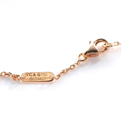Van Cleef & Arpels 18K Rose Gold Vintage Alhambra Pendant Necklace 5 of 6