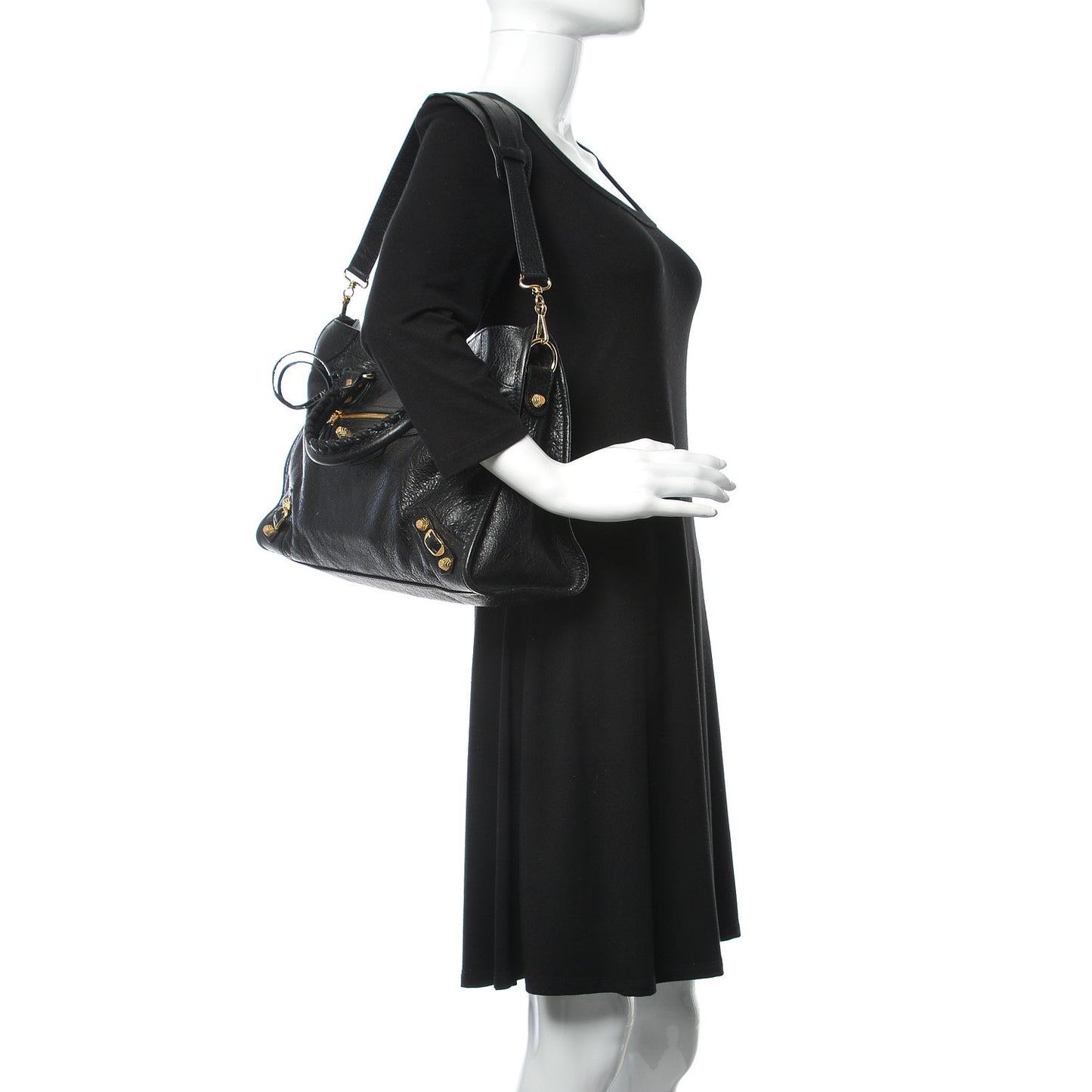 Agneau Giant 12 Gold Hardware City Black