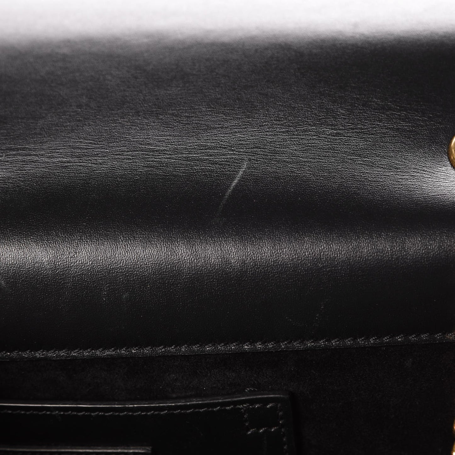 Smooth Calfskin Medium Classic Monogram Kate Tassel Satchel Black