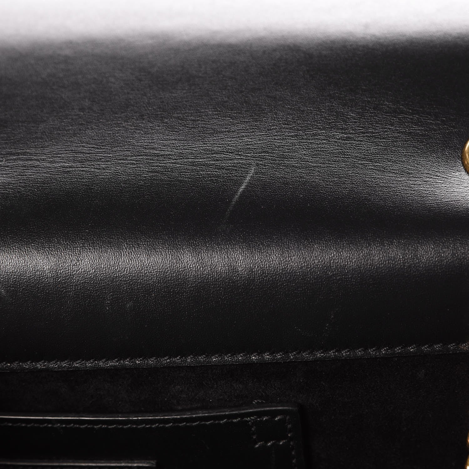 Saint Laurent Smooth Calfskin Medium Classic Monogram Kate Tassel Satchel Black 6 of 8