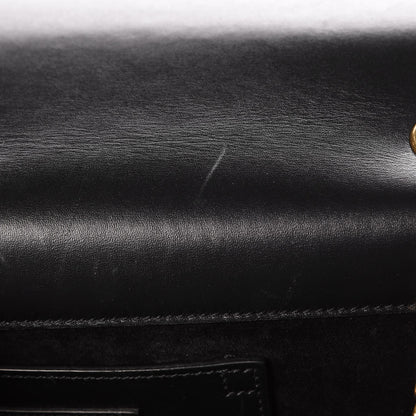 Saint Laurent Smooth Calfskin Medium Classic Monogram Kate Tassel Satchel Black 6 of 8
