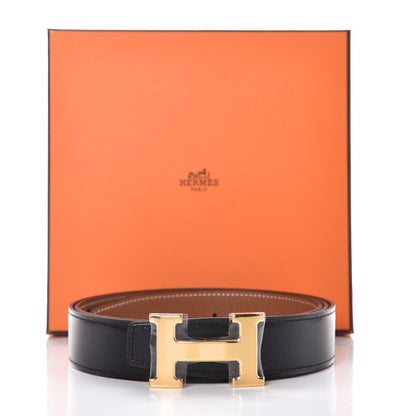 Hermes Togo 32mm H Belt 110 Black Gold 7 of 7