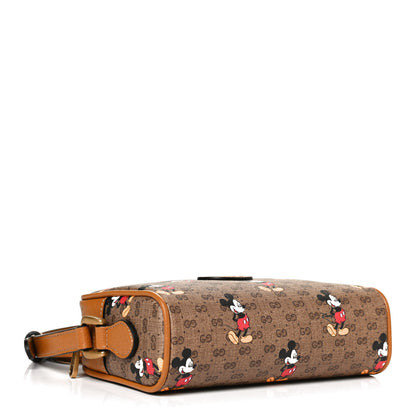 Gucci X DISNEY Mini Vintage GG Supreme Monogram Mickey Mouse Shoulder Bag Beige Vintage Sun Oil 4 of 11