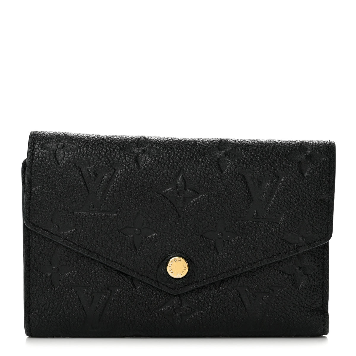 Louis Vuitton Empreinte Compact Curieuse Wallet Black 1 of 10
