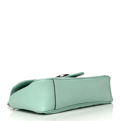 Gucci Calfskin Matelasse Small GG Marmont Shoulder Bag Water Green 4 of 15