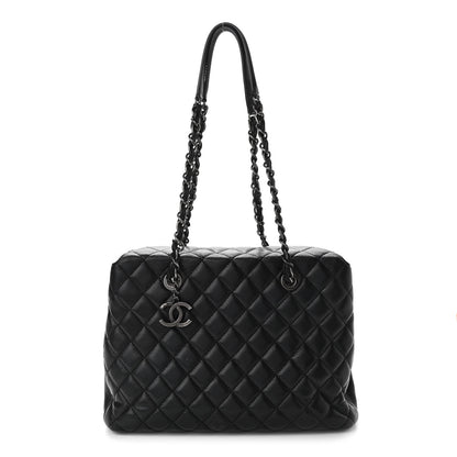 Chanel Caviar Quilted City Shopping Tote Black 1 of 10