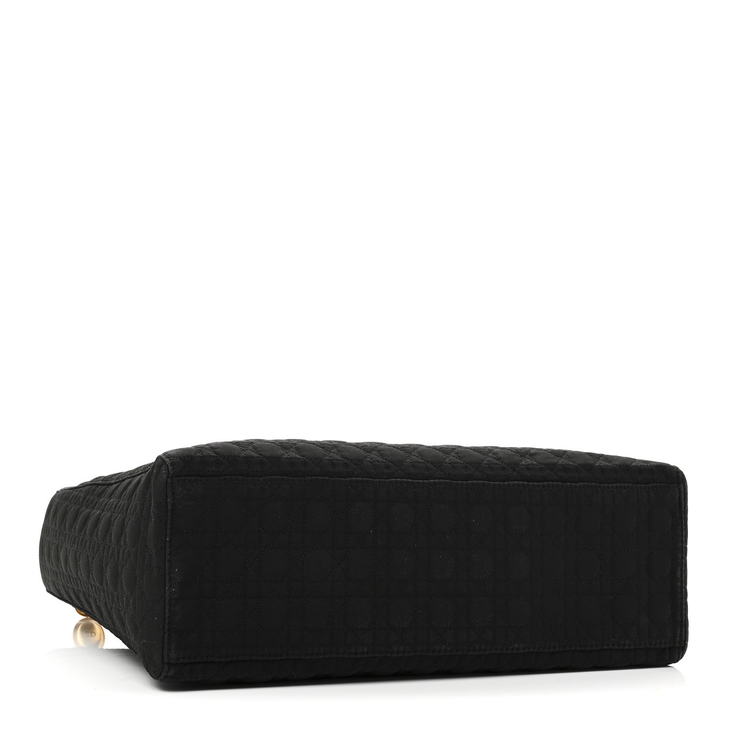 Christian Dior Nylon Cannage Large Lady Dior Black 4 of 10